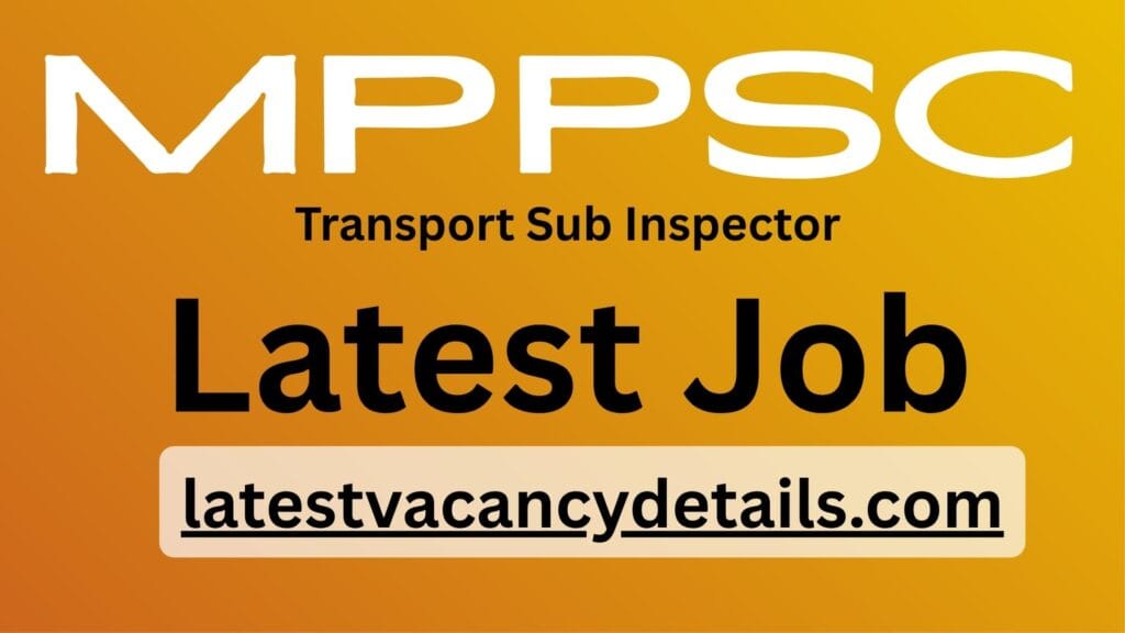 MPPSC Transport Sub Inspector
