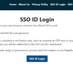 How to Do OTR in SSO Rajasthan?