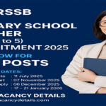 Reet Mains Level 1 (Class 1 to 5) Vacancy 2025 For 5636 Posts