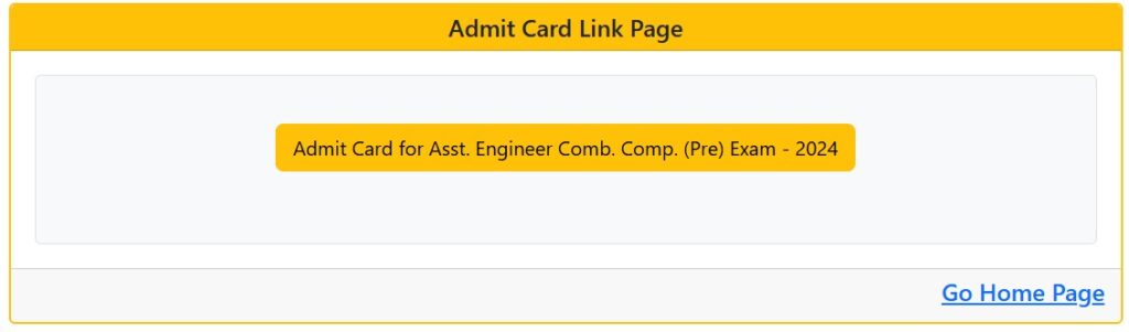 RPSC AE (Assistant Engineer) Admit Card 2025 Download Link