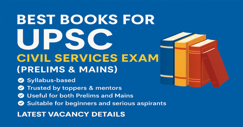 Best Books for UPSC Civil Services