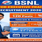 BSNL Senior Executive Trainee Recruitment 2026