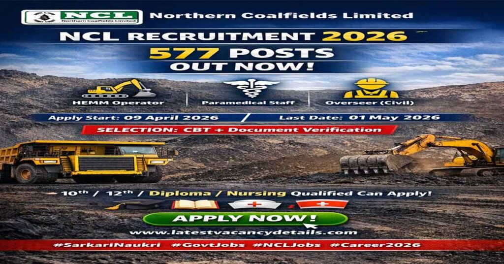 NCL Recruitment 2026 Apply Online